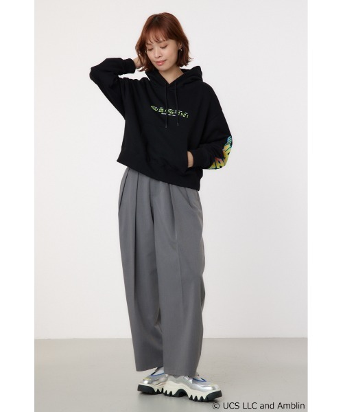 RODEO CROWNS WIDE BOWL（ロデオクラウンズワイドボウル）の「【BACKTOTHEFUTURE】スウェットパーカー（パーカー・レディース・ブルー/ブラック/ブラウン・MEDIUM/LARGE）」の8枚目の写真