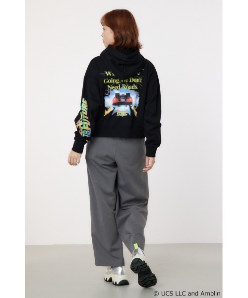 RODEO CROWNS WIDE BOWL（ロデオクラウンズワイドボウル）の「【BACKTOTHEFUTURE】スウェットパーカー（パーカー・レディース・ブルー/ブラック/ブラウン・MEDIUM/LARGE）」の9枚目の写真