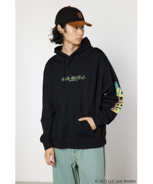 RODEO CROWNS WIDE BOWL（ロデオクラウンズワイドボウル）の「【BACKTOTHEFUTURE】スウェットパーカー（パーカー・レディース・ブルー/ブラック/ブラウン・MEDIUM/LARGE）」の10枚目の写真