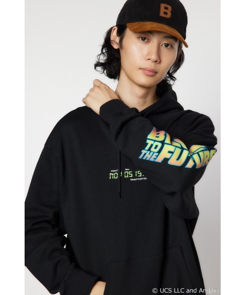 RODEO CROWNS WIDE BOWL（ロデオクラウンズワイドボウル）の「【BACKTOTHEFUTURE】スウェットパーカー（パーカー・レディース・ブルー/ブラック/ブラウン・MEDIUM/LARGE）」の11枚目の写真