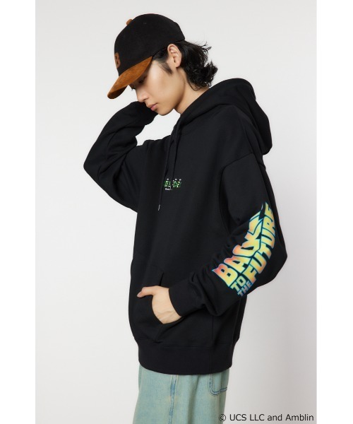 RODEO CROWNS WIDE BOWL（ロデオクラウンズワイドボウル）の「【BACKTOTHEFUTURE】スウェットパーカー（パーカー・レディース・ブルー/ブラック/ブラウン・MEDIUM/LARGE）」の12枚目の写真