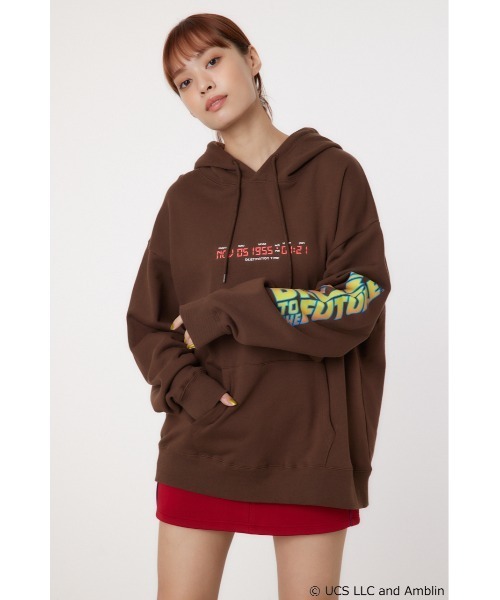 RODEO CROWNS WIDE BOWL（ロデオクラウンズワイドボウル）の「【BACKTOTHEFUTURE】スウェットパーカー（パーカー・レディース・ブルー/ブラック/ブラウン・MEDIUM/LARGE）」の16枚目の写真