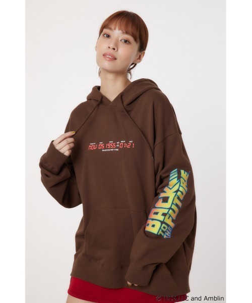 RODEO CROWNS WIDE BOWL（ロデオクラウンズワイドボウル）の「【BACKTOTHEFUTURE】スウェットパーカー（パーカー・レディース・ブルー/ブラック/ブラウン・MEDIUM/LARGE）」の17枚目の写真