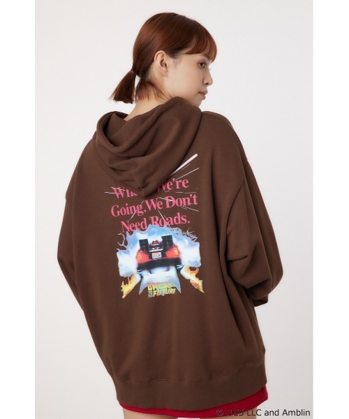 RODEO CROWNS WIDE BOWL（ロデオクラウンズワイドボウル）の「【BACKTOTHEFUTURE】スウェットパーカー（パーカー・レディース・ブルー/ブラック/ブラウン・MEDIUM/LARGE）」の19枚目の写真