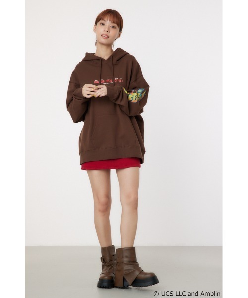 RODEO CROWNS WIDE BOWL（ロデオクラウンズワイドボウル）の「【BACKTOTHEFUTURE】スウェットパーカー（パーカー・レディース・ブルー/ブラック/ブラウン・MEDIUM/LARGE）」の20枚目の写真