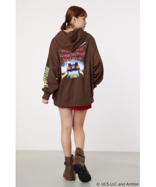 RODEO CROWNS WIDE BOWL（ロデオクラウンズワイドボウル）の「【BACKTOTHEFUTURE】スウェットパーカー（パーカー・レディース・ブルー/ブラック/ブラウン・MEDIUM/LARGE）」の21枚目の写真