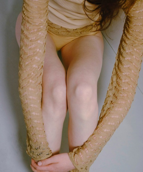 TODAYFUL(トゥデイフル)の「Jacquard Long T-shirts(Tシャツ/カットソー・レディース・キナリ/ダークグレー/ベージュ・FREE)」の11枚目の写真