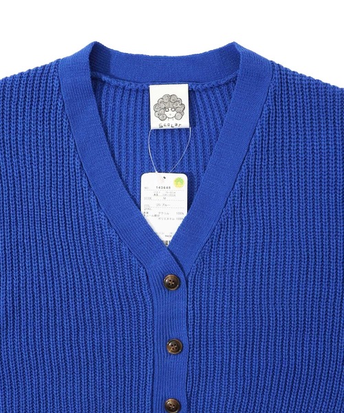 ScoLar（スカラー）の「143648：ニット×おめかしネコちゃん チュール切替カーディガン（カーディガン/ボレロ・レディース・ブルー/ブラック/アイボリー・M）」の16枚目の写真