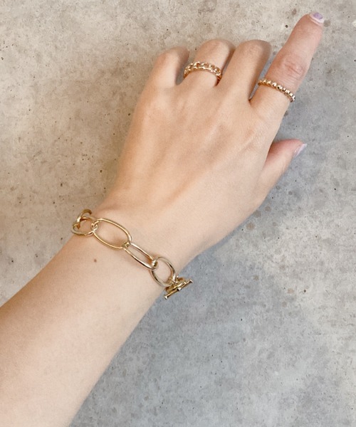 two kinds chain bracelet / 2チェーンブレスレット