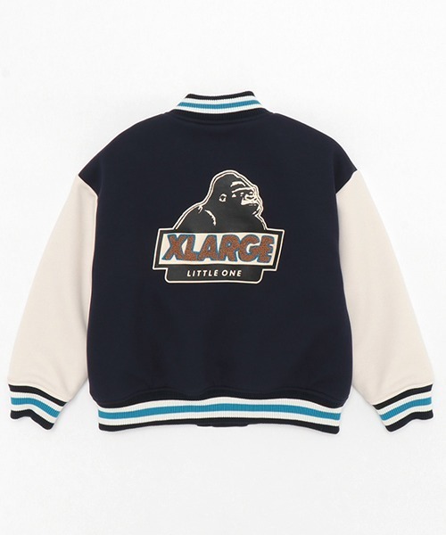 XLARGE KIDS(エクストララージキッズ)の「ダンボールニット中綿スタジャン(ブルゾン・キッズ・ベージュ/ネイビー・90cm/140cm/130cm/120cm/110cm/100cm/80cm)」の14枚目の写真