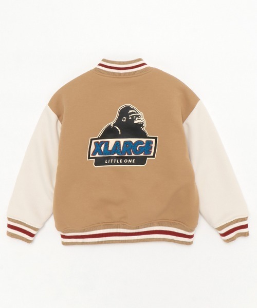 XLARGE KIDS(エクストララージキッズ)の「ダンボールニット中綿スタジャン(ブルゾン・キッズ・ベージュ/ネイビー・90cm/140cm/130cm/120cm/110cm/100cm/80cm)」の13枚目の写真