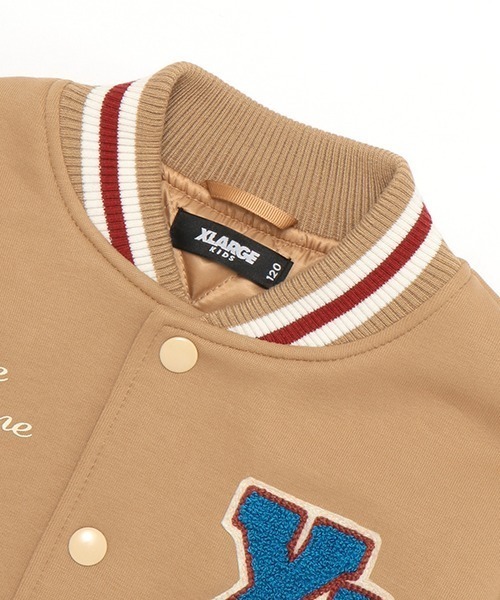 XLARGE KIDS(エクストララージキッズ)の「ダンボールニット中綿スタジャン(ブルゾン・キッズ・ベージュ/ネイビー・90cm/140cm/130cm/120cm/110cm/100cm/80cm)」の15枚目の写真