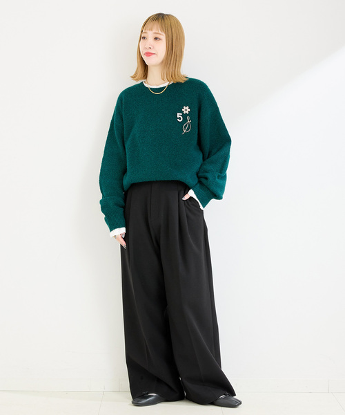 BC.STOCK ニット セーター 「2点セット」 AIRTOWNE MILLS別注 TWO-TONE クルーネックセーター（ニット