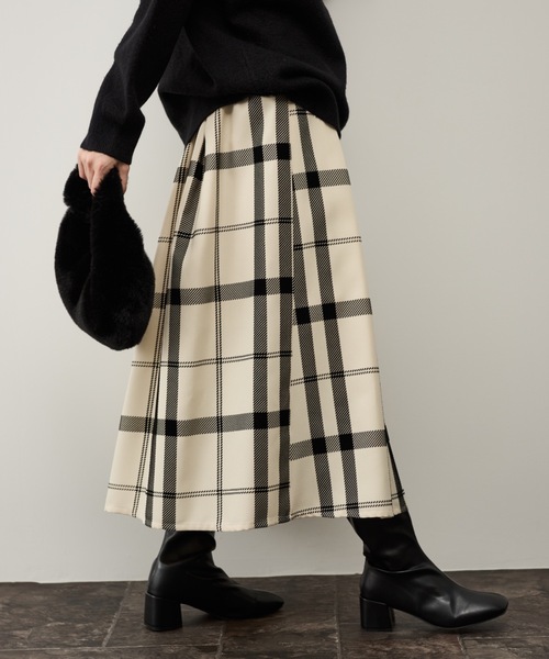ビッグチェックスカート（スカート）｜Shelly island（シェリー