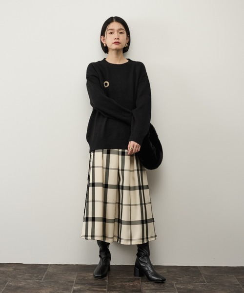 ビッグチェックスカート（スカート）｜Shelly island（シェリー