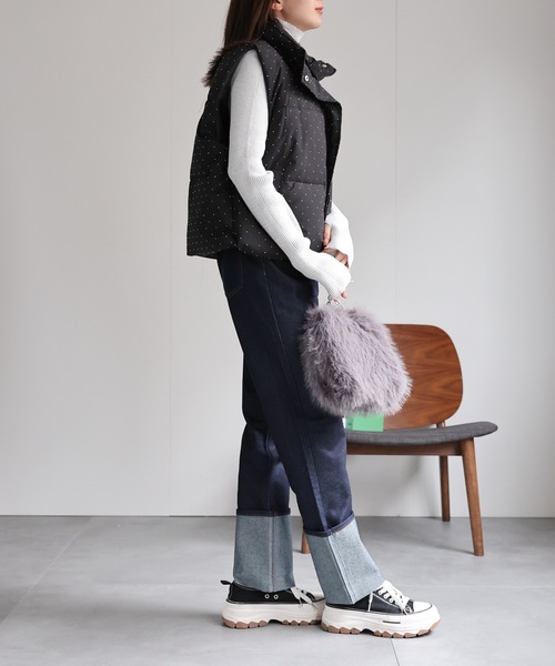 model：162cm 着用サイズ：F