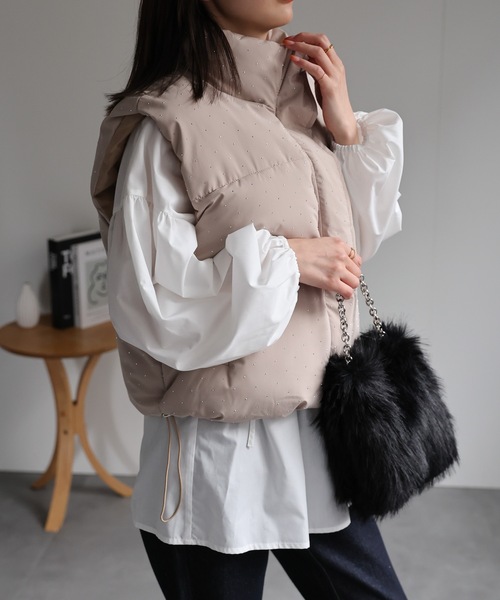 model：162cm 着用サイズ：F