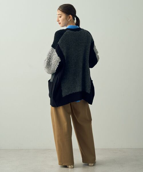 YECCA VECCA(イェッカヴェッカ)の「ツイルストレッチワイドストレートパンツ(その他パンツ・レディース・ベージュ/アイボリー・S/M)」の18枚目の写真