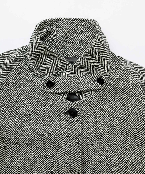 Crisp(クリスプ)の「【ZOZO限定】ヘリンボーンバルカラーコート(その他アウター・レディース・ブラック/ブラウン・FREE)」の21枚目の写真