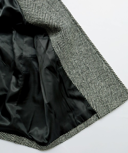 Crisp(クリスプ)の「【ZOZO限定】ヘリンボーンバルカラーコート(その他アウター・レディース・ブラック/ブラウン・FREE)」の22枚目の写真