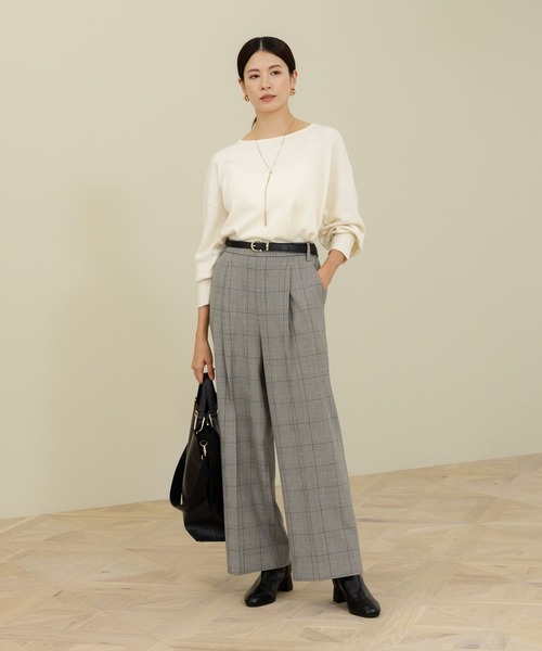 Elura（エルーラ）の「毛玉しらず2WAYニット/133699（ニット/セーター・レディース・グリーン系その他4/ネイビー/ホワイト/ダークネイビー/レッド/ブラウン系その他/ブラック・SMALL/MEDIUM/LARGE）」の11枚目の写真