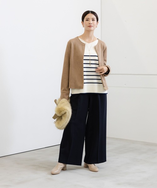 セール】毛玉しらず2WAYニット/133699（ニット/セーター）｜Elura