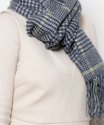 cachenez（カシュネ）の「カシュネ cache nez / ウールチェックストール（ストール/ショール）」