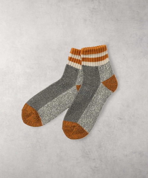 Right-on(ライトオン)の「BASIC SOCKS(ベーシックソックス)シンカーラインソックス(ソックス/靴下・メンズ・ネイビー/ブラック/イエロー/レッド/グリーン・25-27/26-28)」の4枚目の写真