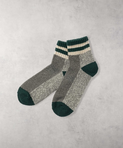 Right-on(ライトオン)の「BASIC SOCKS(ベーシックソックス)シンカーラインソックス(ソックス/靴下・メンズ・ネイビー/ブラック/イエロー/レッド/グリーン・25-27/26-28)」の3枚目の写真
