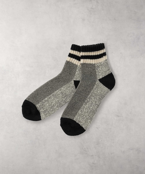 Right-on(ライトオン)の「BASIC SOCKS(ベーシックソックス)シンカーラインソックス(ソックス/靴下・メンズ・ネイビー/ブラック/イエロー/レッド/グリーン・25-27/26-28)」の2枚目の写真