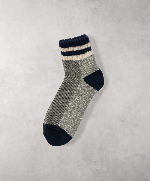 Right-on(ライトオン)の「BASIC SOCKS(ベーシックソックス)シンカーラインソックス(ソックス/靴下・メンズ・ネイビー/ブラック/イエロー/レッド/グリーン・25-27/26-28)」の6枚目の写真