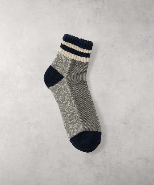 Right-on(ライトオン)の「BASIC SOCKS(ベーシックソックス)シンカーラインソックス(ソックス/靴下・メンズ・ネイビー/ブラック/イエロー/レッド/グリーン・25-27/26-28)」の7枚目の写真