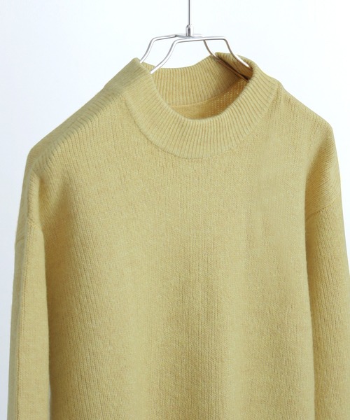 クルーネック ロング丈 ニットトップス（ニット/セーター）｜Fashion Letter（ファッションレター）