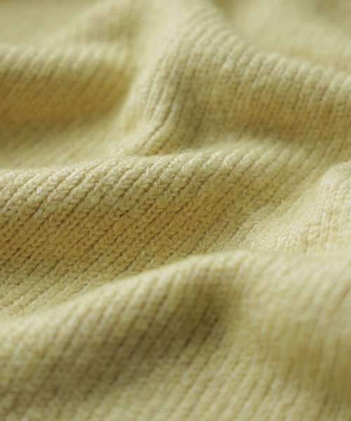 クルーネック ロング丈 ニットトップス（ニット/セーター）｜Fashion Letter（ファッションレター）