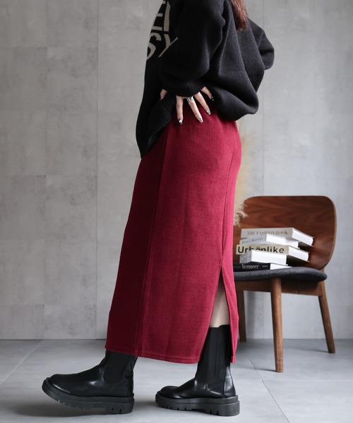 セール】【選べるカラー】タイトスカート/コーデュロイタイトスカート