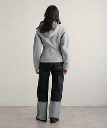 GANNI（ガニー）の「【GANNI / ガニー】Heavy Fleece Zip Hoodie T3998