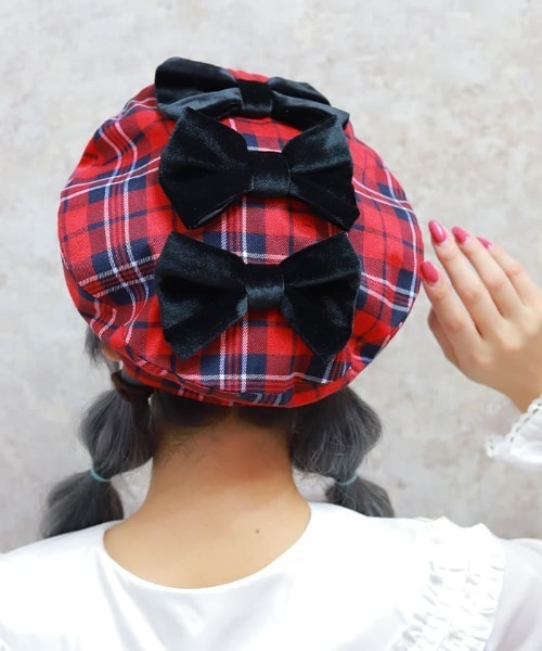 axes femme kawaii タータンチェックベレー帽 axes femme kawaii（アクシーズファムカワイイ）の「タータン
