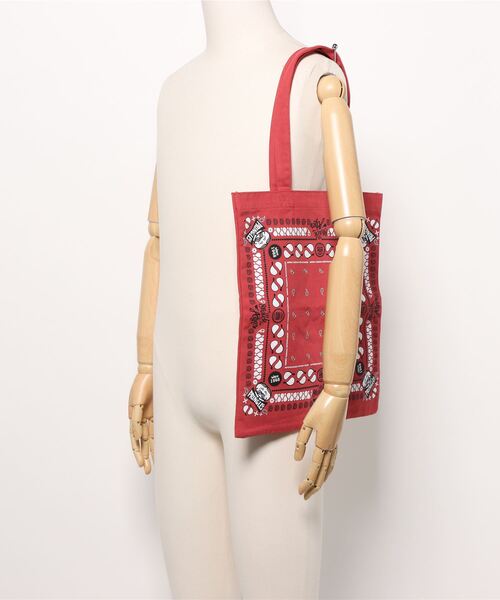 FOUND GOOD(ファウンドグッド)の「プリングルス トートバッグ(トートバッグ・レディース・グレー系/レッド系・フリー)」の4枚目の写真