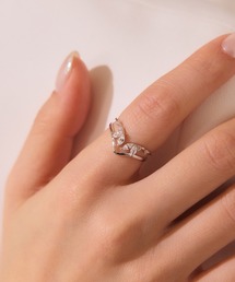 vacanza（ヴァカンザ）の「vacanza V Class(R)｜女神・ダイアナ・オールシルバーリング（リング）」