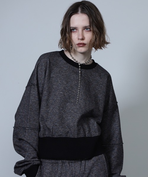 【WEB・一部店舗限定】ラメスウェットプルオーバー(スウェット)|ROSE BUD(ローズバッド) 【WEB・一部店舗限定】ラメスウェットプルオーバー(スウェット)|ROSE BUD(ローズバッド)
