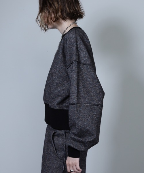 【WEB・一部店舗限定】ラメスウェットプルオーバー(スウェット)|ROSE BUD(ローズバッド) 【WEB・一部店舗限定】ラメスウェットプルオーバー(スウェット)|ROSE BUD(ローズバッド)