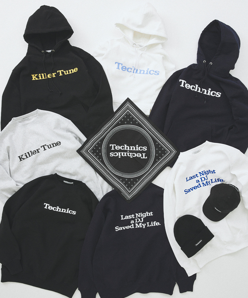 JOURNAL STANDARD（ジャーナルスタンダード）の「Technics x JOURNAL STANDARD バンダナ（バンダナ/スカーフ・メンズ・ブラック/ホワイト・FREE）」の3枚目の写真