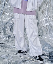 Nora Lily（ノラリリー）の「【Nora Lily】Leathery Drawcode Wide Cargo Pants（カーゴパンツ）」