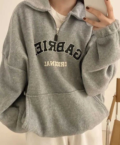 ロゴハーフジップスキッパースウェット（スウェット）｜CADBURY（キャドバリー）