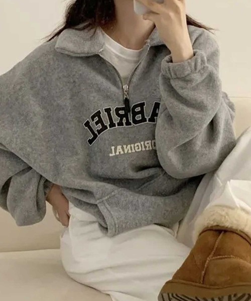 ロゴハーフジップスキッパースウェット（スウェット）｜CADBURY（キャドバリー）