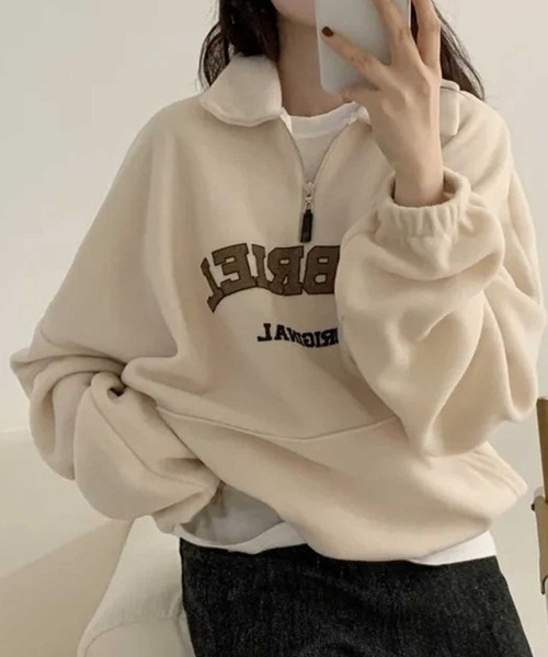 ロゴハーフジップスキッパースウェット（スウェット）｜CADBURY（キャドバリー）