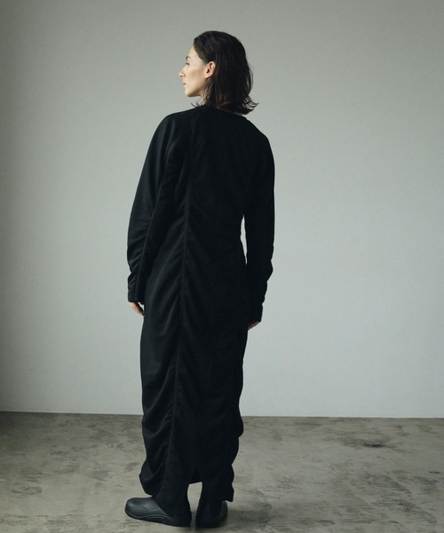 anuke（アンヌーク）の「Gather Sweat Onepiece（ワンピース
