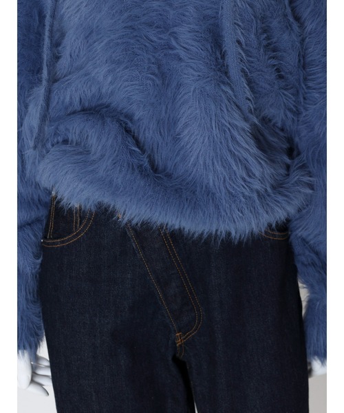 Ungrid（アングリッド）の「2Wayシャギールーズニット（ニット/セーター・レディース・モカ/オフホワイト/ブルー・FREE）」の20枚目の写真