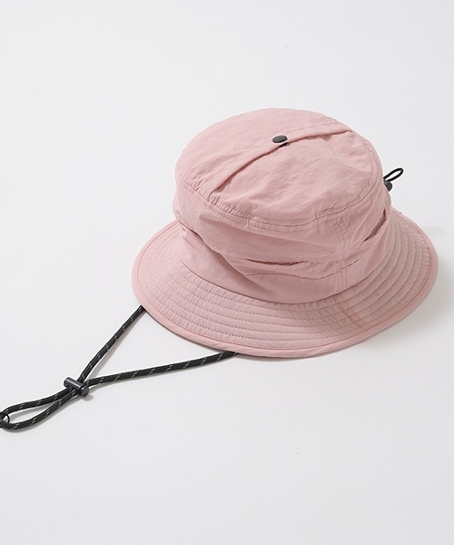 b・ROOM（ビールーム）の「【撥水加工】小さく収納できるハット（ハット・キッズ・ライトピンク/シルバーグレー/ライトカーキ/パープル/ベージュ/レッド/ブラック/レモンイエロー/ラベンダー/ブルー系その他2・54cm/52cm）」の9枚目の写真