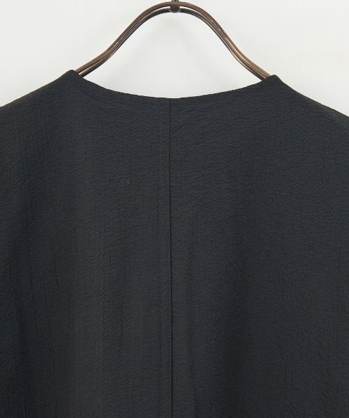 argue◯シアサッカードレス◯BLACK サイズ1 mina 7月号掲載】[THOUSAND MILE/サウザンド マイル] 別注 シア